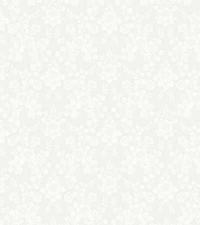 Grå tapet med Blommigt, Medaljong mönster