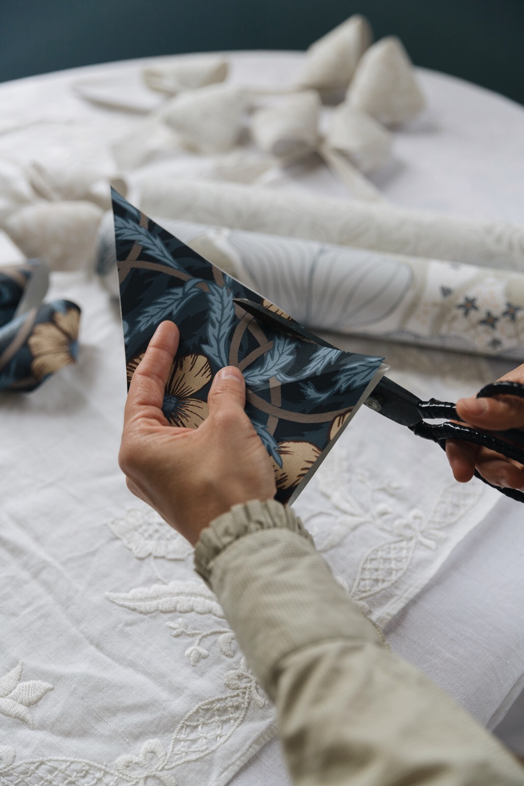 pyssel med tapet diy tapetrosetter