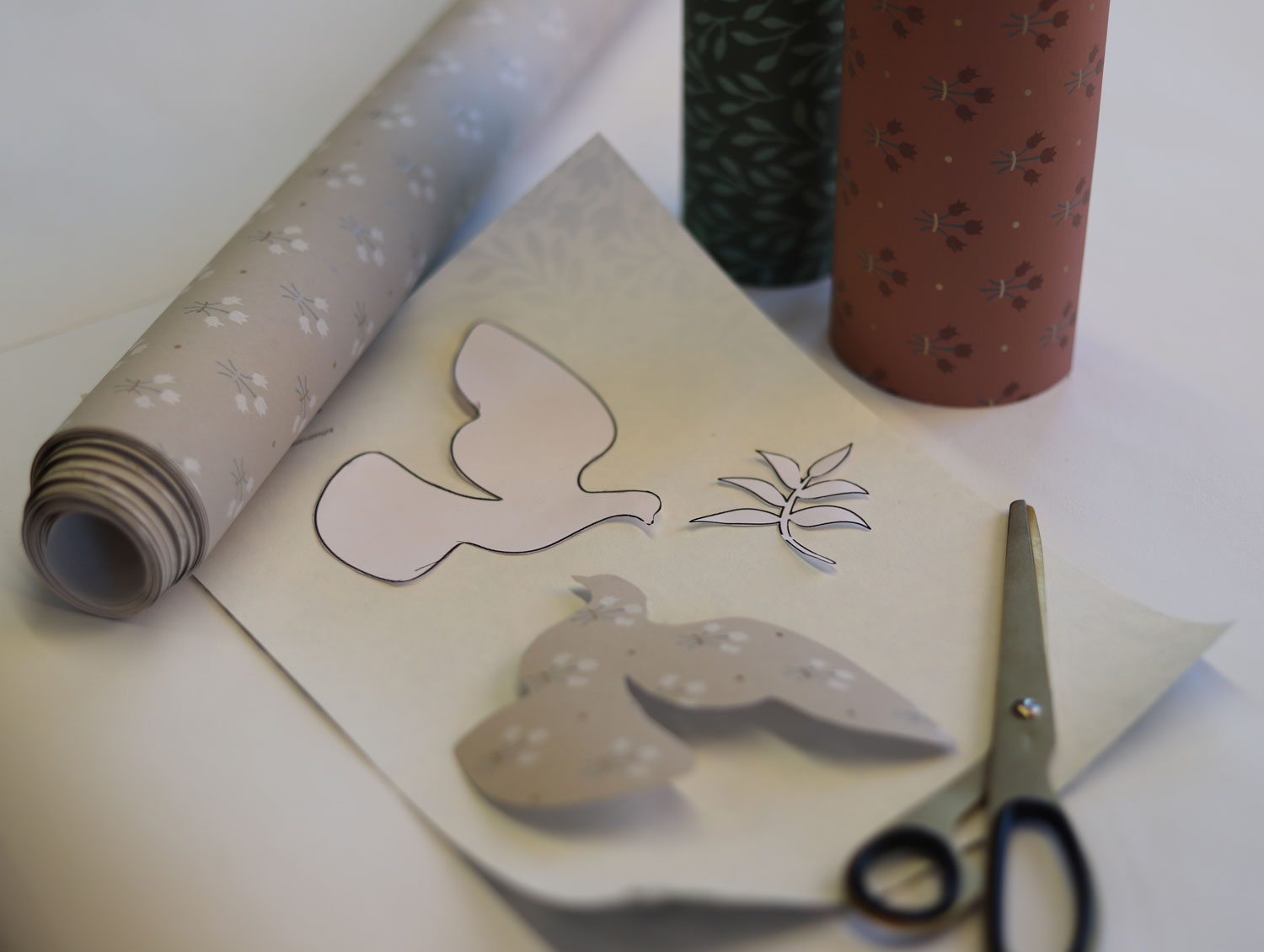 jul pyssel fågel till granen