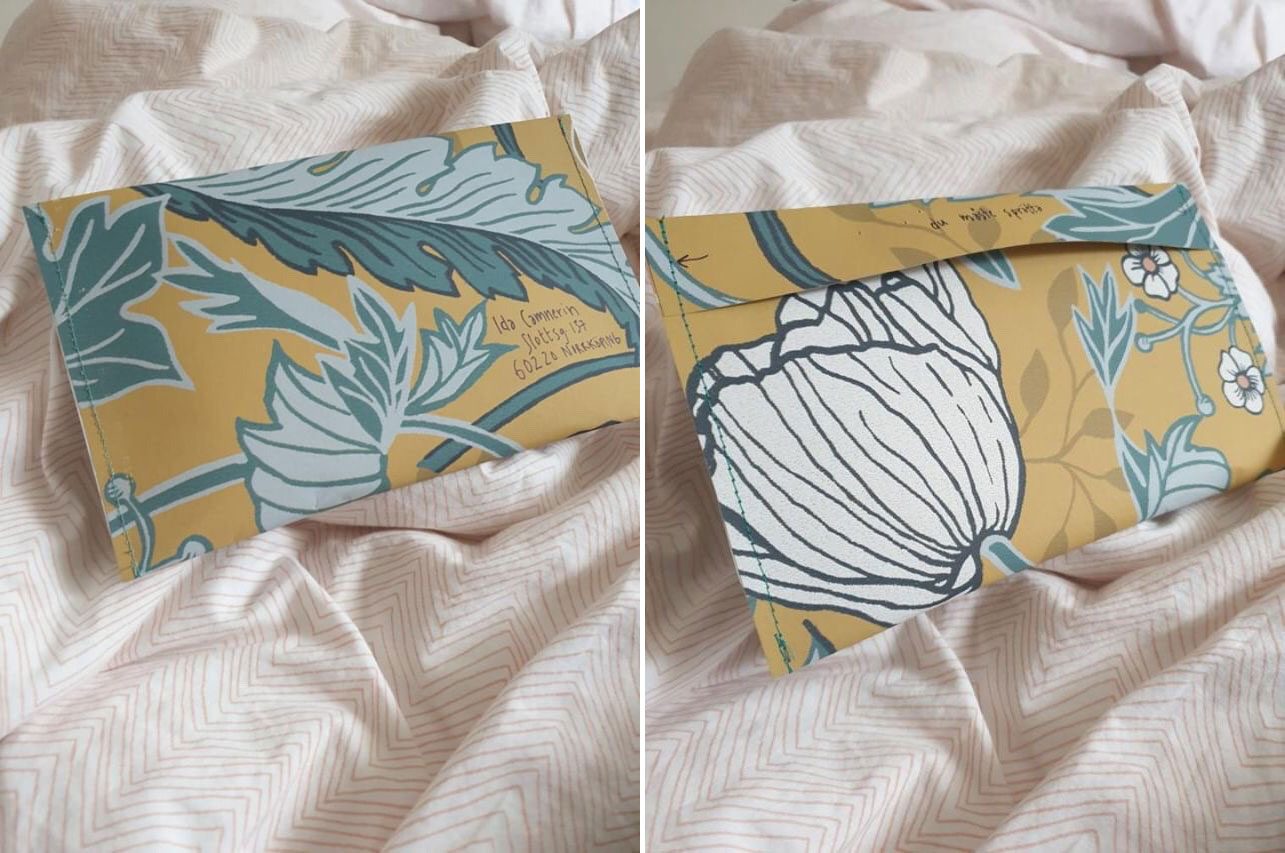 vika kuvert med tapet diy