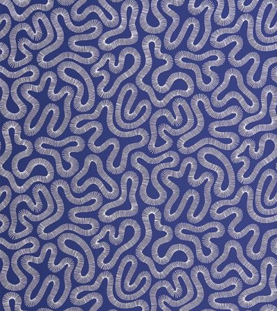 Blå, Lila tapet med Retro mönster