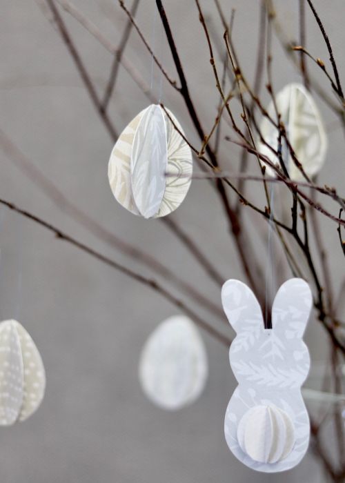 dukning med diy servettring av gul tapet