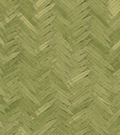 Grön tapet med Blad mönster